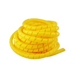 2 x Geltonas spiralinis hidraulinės žarnos dangtelis, praėjimo skersmuo: 46–55 mm