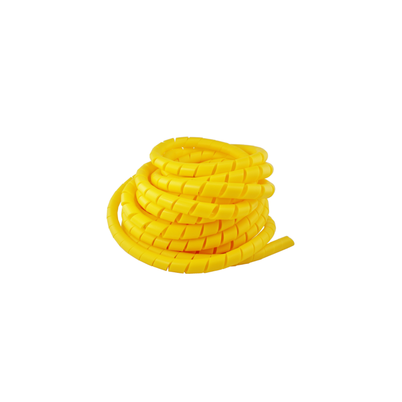 2 x Geltonas spiralinis hidraulinės žarnos dangtelis, praėjimo skersmuo: 46–55 mm