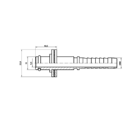 2 x Karcher tiesi rotacinė žarna DN8