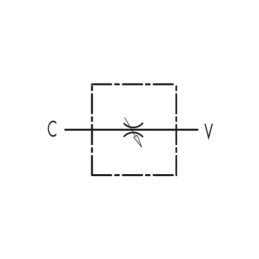2 x Droselio reguliavimo varžtas su kilpa M22x1.5