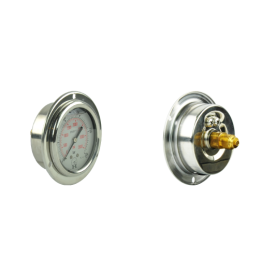 2 x Manometras su tvirtinimu 63mm 0-250Bar GW T 1/4"