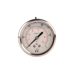 2 x Hidraulinis manometras, kurio skalės skersmuo 63 mm, 0–10 barų