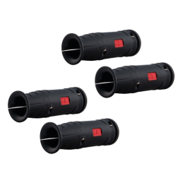 2 x Hidraulinės žarnos troso rankenų komplektas raudonas numeris 2x1 2x2