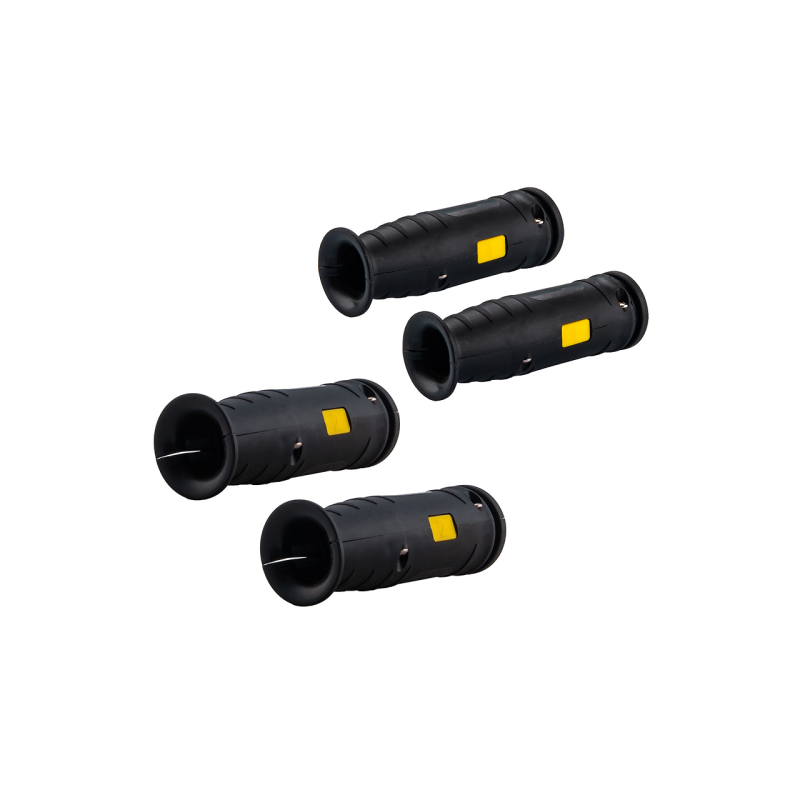 2 x Hidraulinės žarnos troso rankenų komplektas, geltonas, numeris 2x1, 2x2