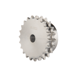 2 x Dviguba grandinės žvaigzdė 2x22 dantų 1/2" grandinei 08 B-2