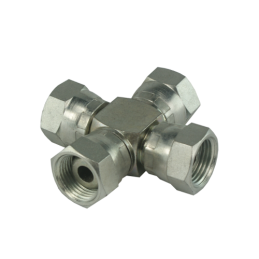 2 x Hidraulinė jungtis, keturių krypčių tipo: AAAA, visi sriegiai M22x1.5