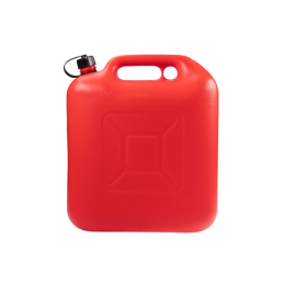 2 x Kanistras, plastikinis kanistras kurui, alyvai, vandeniui, 20 l, raudonas, su piltuvu