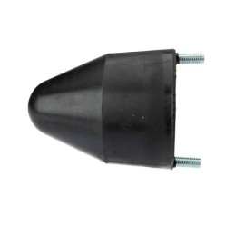 2 x Guminis bamperis kūginis dviem varžtams M12 160mm HL priekabai