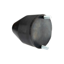 2 x Guminis bamperis kūginis dviem varžtams M12 160mm HL priekabai