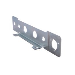 2 x Galinio lizdo tvirtinimo plokštelė su 5 skylėmis, skirta Ursus C-360 C-360-3P 2x38mm + 3x22mm