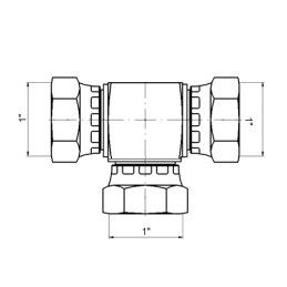 2 x Hidraulinis trišakis AAA BSP 1" tipo