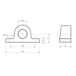 Apvertimo pavaros priedas FI 40 cast