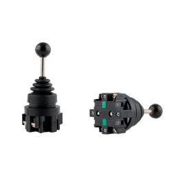 Trijų padėčių monostabilus elektrinis valdymo svirtis, 30 mm tvirtinimo anga