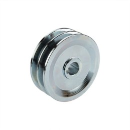 Dvigubas skriemulys dviem diržams Szajba 2x13 FI 100/19mm rakto griovelis 6mm