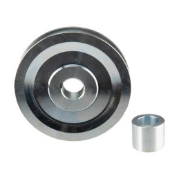 Skriemulys vienam diržui 11 mm fi120 / 22 mm griovelis 6 mm