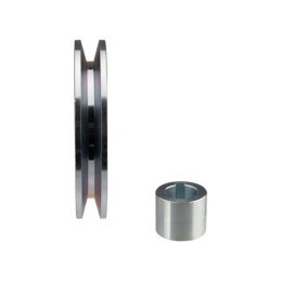 Skriemulys vienam diržui 11 mm fi120 / 22 mm griovelis 6 mm