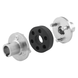 Universali metalinė-guminė sankaba 25 mm skersmens velenui