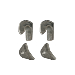 „Tura“ krautuvo kaušo kablio varžtų rinkinys, skirtas privirinimui prie „Euroframe“ 2 varžtai, 2 kaušai