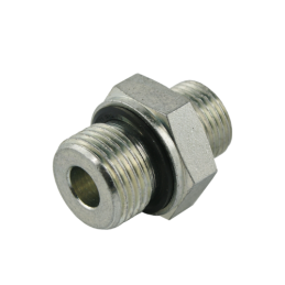 Tiesus hidraulinis prijungimas: ED, BB sriegis: BSP 1 1/4" - M30x1,5 su NBR sandarikliu.