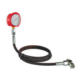 Alyvos slėgio matavimo rinkinys, 160 barų slėgio matuoklis, 1500 mm žarna ir BBA M14x1.5 trišakis