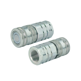 Hidraulinė greito prijungimo jungtis, bekontaktis lizdas. BSP 1/2" vidinis sriegis.