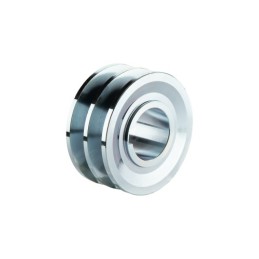 Dvigubas skriemulys dviem diržams Szajba 2x17 FI 100/42mm raktas 12mm