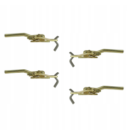 4 spaustukų ir 4 priekabos šoninių kablių rinkinys