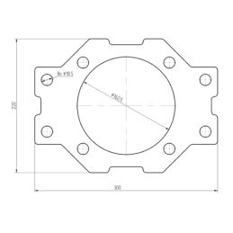 BMV variklio tvirtinimo flanšas