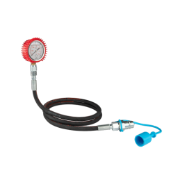 Alyvos slėgio matavimo rinkinys, 400 barų slėgio matuoklis, 2000 mm žarna ir europinis kištukas