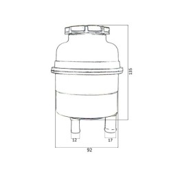Vairo stiprintuvo skysčio bakelis Ursus C-360 C-330
