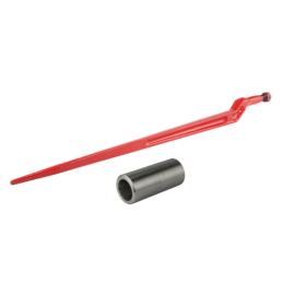 Kaltas apatinis tiesus dantis Tur krautuvui, krokodilo formos ilgis: 880 mm, sriegis: M22x1.5 su suvirinimo įvore.