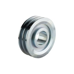 Dvigubas skriemulys dviem diržams Szajba 2x13 FI 120/42mm rakto griovelis 12mm