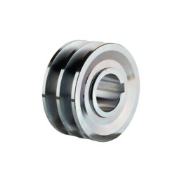 Dvigubas skriemulys dviem diržams Szajba 2x17 FI 100/38mm rakto griovelis 10mm