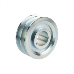 Dvigubas skriemulys dviem diržams Szajba 2x17 FI 120/42mm rakto griovelis 12mm