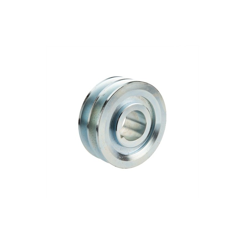 Dvigubas skriemulys dviem diržams Szajba 2x17 FI 120/42mm rakto griovelis 12mm