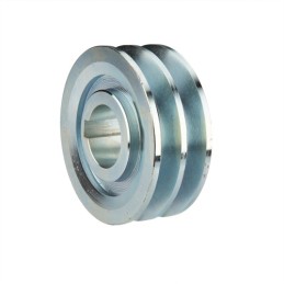 Dvigubas skriemulys dviem diržams Szajba 2x17 FI 120/42mm rakto griovelis 12mm