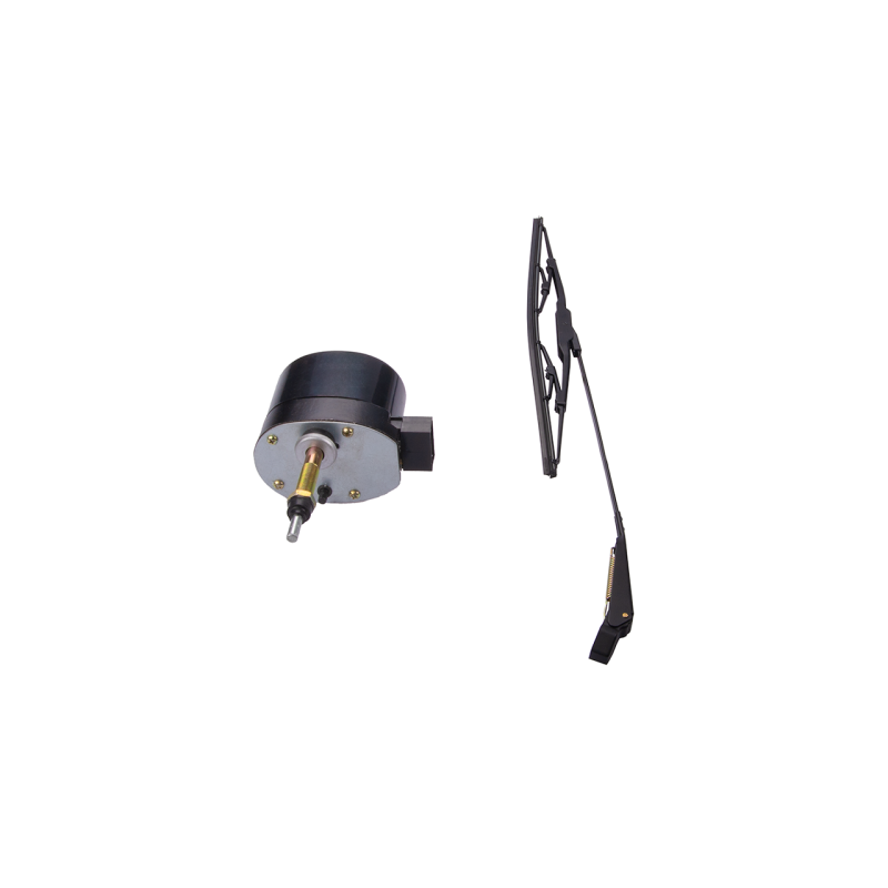 Trumpas valytuvo variklis su jungikliu 12V CAT 105 L: 63/84 mm, pridedamas prie valytuvo