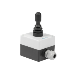 Korpusas su trijų padėčių elektrine valdymo svirtimi su fiksavimo padėtimi