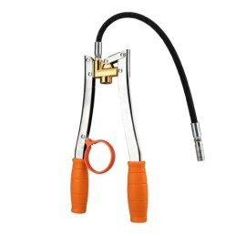 Dviejų rankų riebalų švirkštas su sriegiu 500 g kasetėms