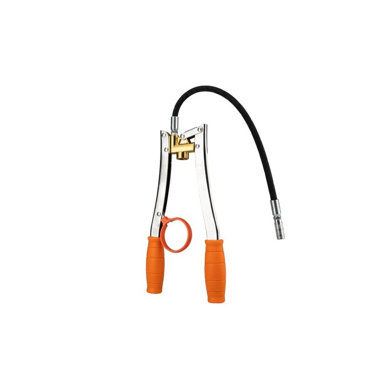 Dviejų rankų riebalų švirkštas su sriegiu 500 g kasetėms