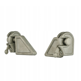 Dviejų pilnų viršutinių vyrių komplektas su apsauginiu kabliu ir 20 mm kaiščiu, skirtas iki 6 tonų apkrovai