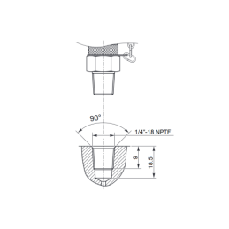 Serviso rinkinys alyvos slėgiui matuoti ir hidraulinės sistemos diagnostikai. 400 barų slėgio matuoklis + 2000 mm žarna su 1/4 c