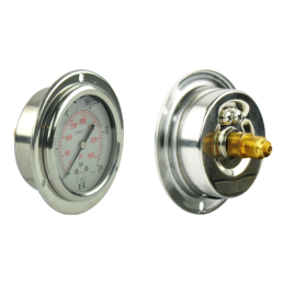 Serviso rinkinys alyvos slėgiui matuoti ir hidraulinės sistemos diagnostikai. 250 barų slėgio matuoklis + 2000 mm žarna su M12x1