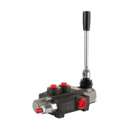 Hidraulinis skirstytuvas 1 sekcijos 40L su stūmoklio sekcija ir skląsčiu „Hydrolider“