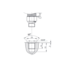 Serviso rinkinys alyvos slėgiui matuoti ir hidraulinei sistemai diagnozuoti. 400 barų slėgio matuoklis + 1000 mm žarna su G3/8" 