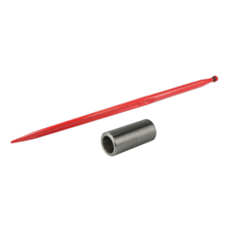 Kaltas apatinis tiesus dantis krautuvui, krokodilo formos, ilgis: 1100 mm, sriegis: M22x1.5, komplekte yra su suvirinimo įvore.