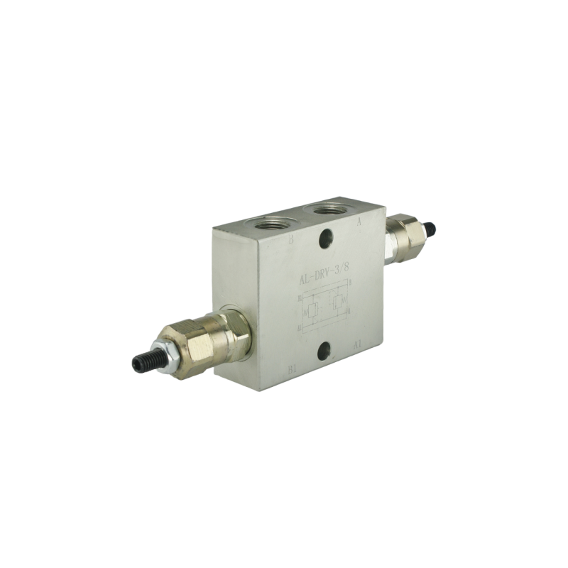 VAU kryžminis perpildymo vožtuvas su reguliavimo sriegiu: 3/8" srautas: 45L/min slėgis: 50-250bar