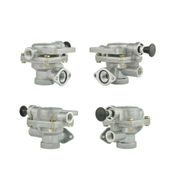 HZS-2 pagrindinis vožtuvas, valdantis priekabos stabdžius vienos grandinės oro sistemoms D-50, 47