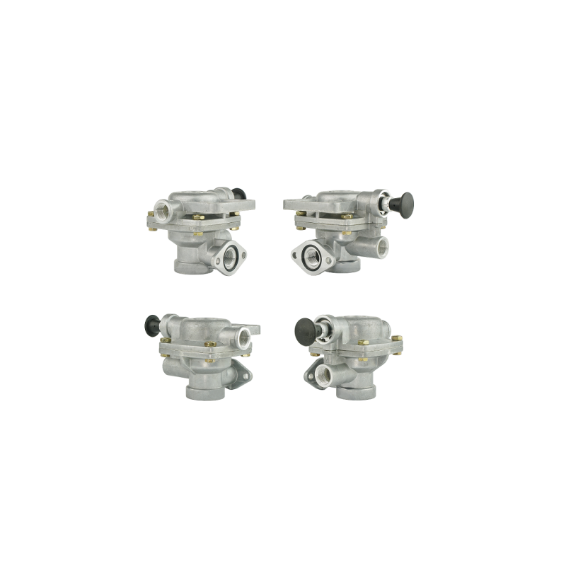 HZS-2 pagrindinis vožtuvas, valdantis priekabos stabdžius vienos grandinės oro sistemoms D-50, 47