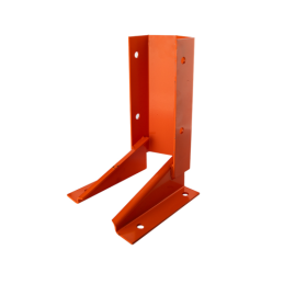 Sandėlio stelažų kolonos buferio kojos dangtelis